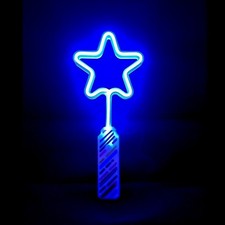 1 LED Neon Leuchtstab Stern in