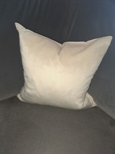 Kissenbezug beige/cremefarben 40x40 cm mit Reißverschluss, Samt