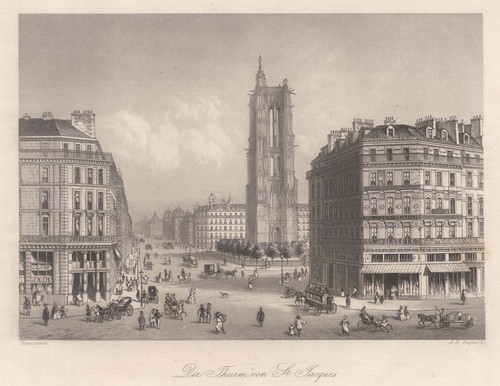 Paris place chatelet - place, du