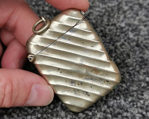 Antikes geripptes vesta etui - antikes,