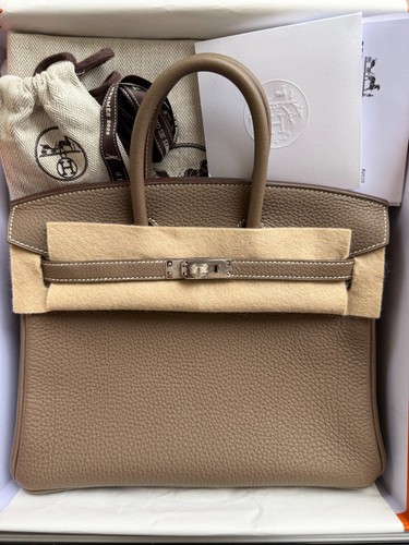 Hermès birkin etoupe togo - hermès, 25