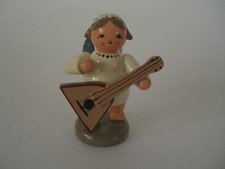 KWO Engel mit Balaleika, Margaritenengel Olbernhau, sehr guter Zustand