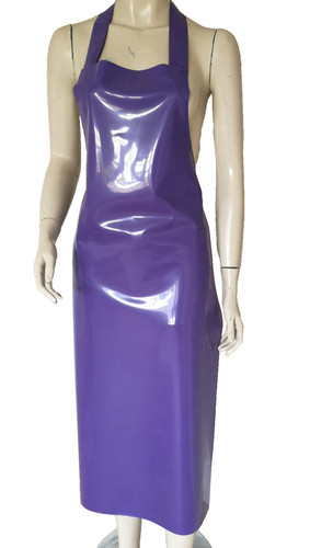 Latex schürze glänzend 4 - latex,