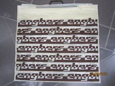 alte XXL-Tragetasche Plastiktüte Einkaufstüte ENGBERS - 58 x 54cm - RAR Sammler