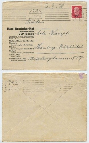 114873 umschlag hotel - umschlag,