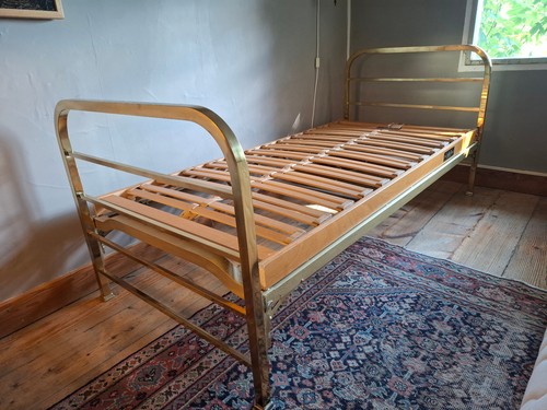 Antike messing betten 90 x - antike,