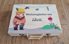 Kinder Werkzeugkoffer aus Holz - Alex - Gebraucht
