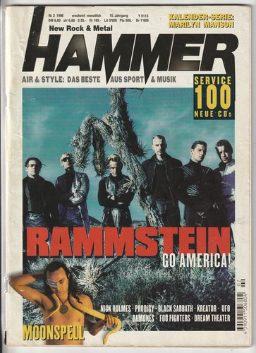 Metal hammer 2 1998 - hammer, #2/1998