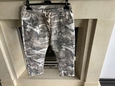 Damen Hose 7/8 XL camouflage