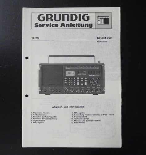 Original grundig satellit 600 - original,