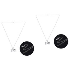  Pet Paw Print Knochenform Feuerbestattung Urne Anhänger Memorial Asche Andenken