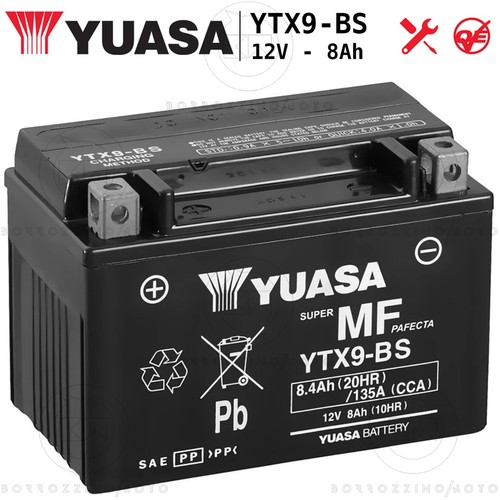 Batterie yuasa ytx9 - batterie, ytx9-bs