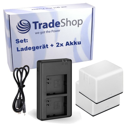 Akku ladegerät für - 2x,