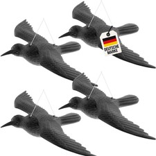 4x Vogelschreck Krähe Rabe