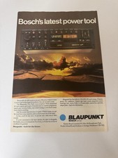 Original 1980’s Blaupunkt New York Radio Cassette Magazine Advert Poster Retro