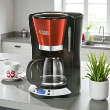 Russell Hobbs Colours Plus+ Kaffeemaschine Flame Red Filterkaffeemaschine rot