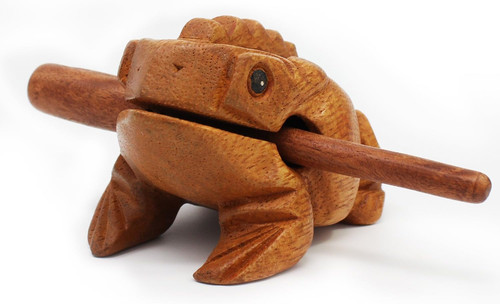 Holz guiro frosch - holz,