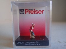 Preiser Chrismas Girl Gabensack Weihnachtsfrau X-Mas 29028 H0 1:87 OVP Einzelfig