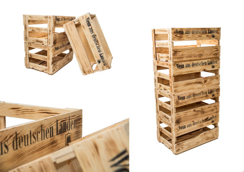 9er set weinkisten aus - aus, holz