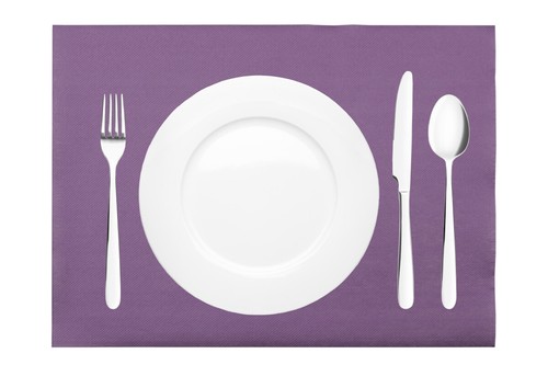 Tischset amethyst aubergine - tischset, amethyst/aubergine