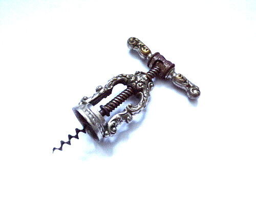Korkenzieher antik mit kunst - antik,