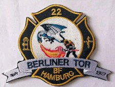 Abzeichen Feuerwehr Hamburg Wachwappen FuRW 22 Berliner Tor
