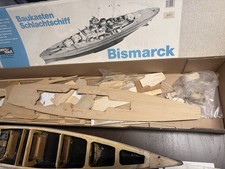 Rc  Baukasten Modell Bismark mit Beschlagsatz.