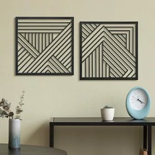 Goldfarbene Metall-Wandkunst