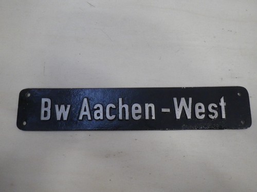 Heimatschild aachen west - bw,