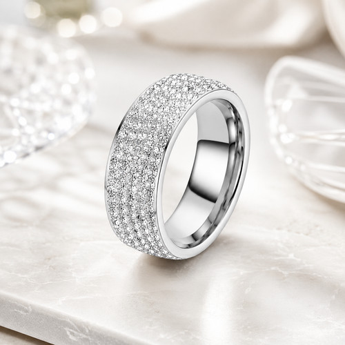 Edelstahl ring gold silber - edelstahl,