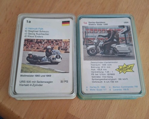 Alte motorrad quartett - motorrad,