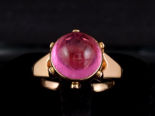 Schicker turmalin ring - ring, ca