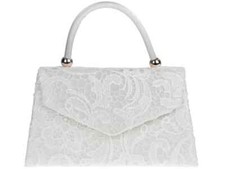 Satin bestickte clutch tasche - satin,