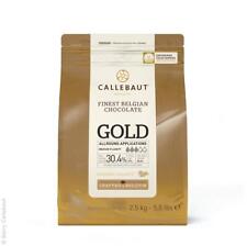 Callebaut Gold - Callets | Weiße Schokolade 30,4% 2500g MHD 25.11.2025