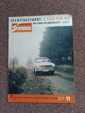 Der deutsche Straßenverkehr 11/1967 Nsu Ro 80 mit Wankelmotor,IWL Troll