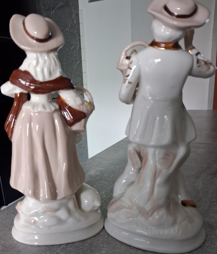 2er set porzellanfiguren - 2er-set,