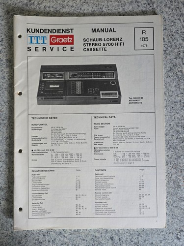 Original itt graetz service - original,
