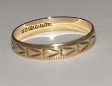 Ehering 9 kt Gelbgold