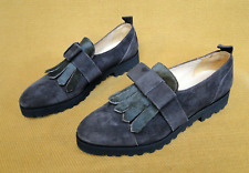 Pascucci Damen italienische Halbschuhe Gr. 39,5 - 6(UK) Wildleder Braun