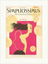 Titelseite der Nummer 33 von 1921 Olaf Gulbransson Mode Simplicissimus 1355