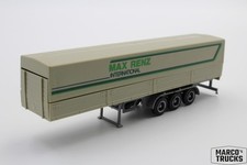 Herpa Auflieger Pritsche/Plane alte Bauweise Max Renz International 1:87 /H25409