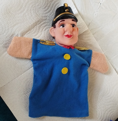 Handpuppe polizist mann - mann, –