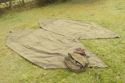 Typ ww2 zelt 2x zeltbahn - typ,