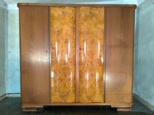 Wunderschöner Schlafzimmerschrank, Vogelaugenahorn, 50er / 60er Jahre, Vintage