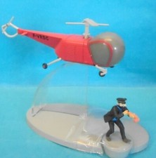 Tim + Struppi Flugzeug Modell Bell 47 A NC-1H Helicopter mit Haddock OVP MiB