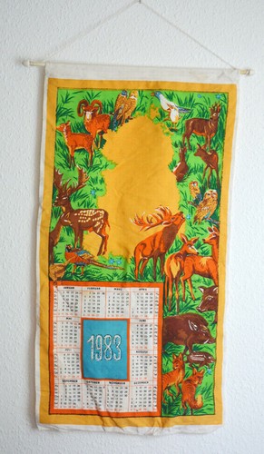 Alter ddr stoffkalender - alter,