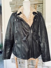 Lederjacke gefüttert mit