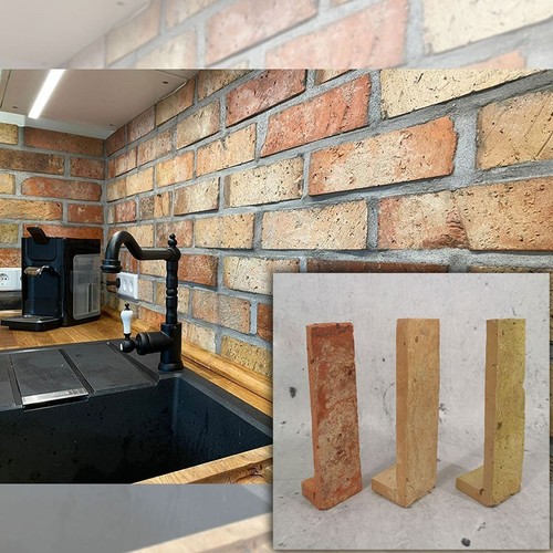 Klinker eckriemchen ecke - klinker-eckriemchen,, loft