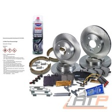 4x BREMSSCHEIBE BREMSBELÄGE