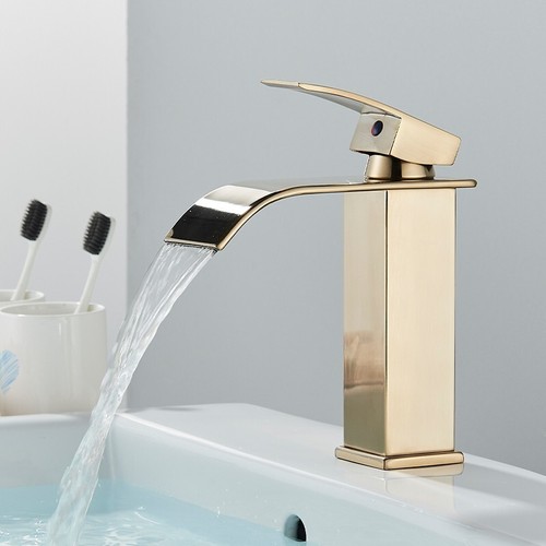 Gold waschtischarmatur - gold,